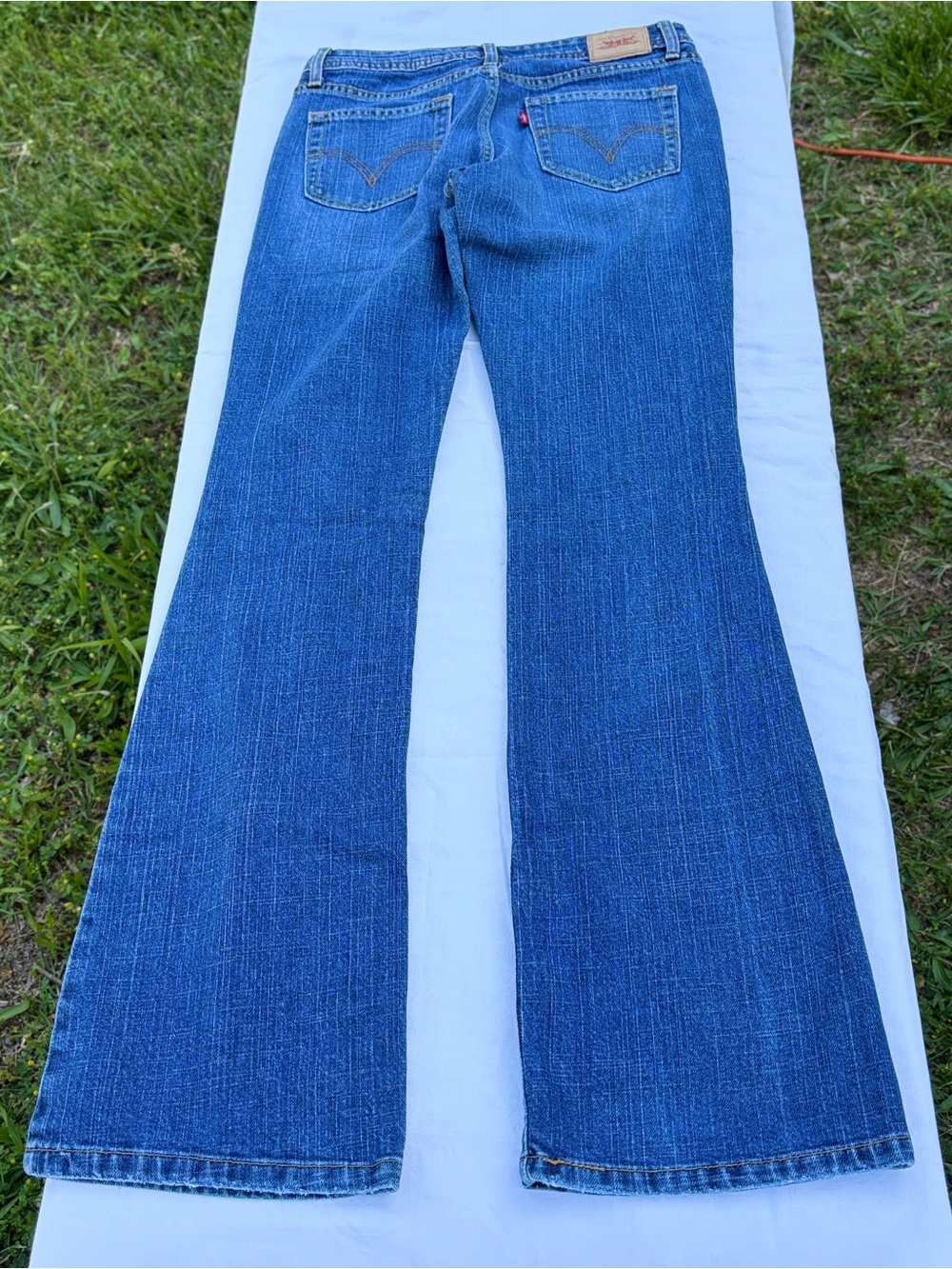 Levi’s 518 Superlow Bootcut Jeans - Y2K Vintage Blue Flare 5L